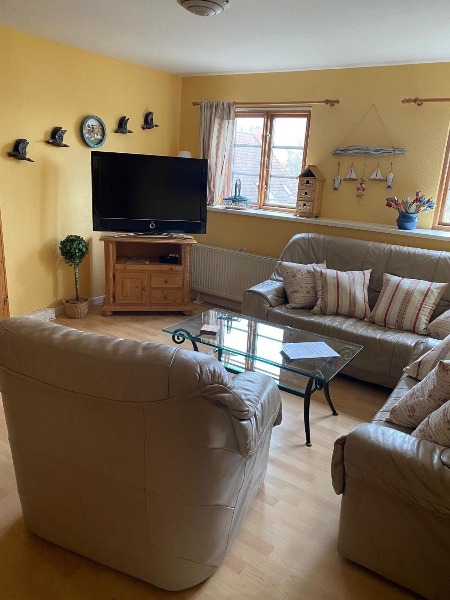 Haus Wildgans - Ferienwohnung Sonnenblume Behrensdorf Ngoại thất bức ảnh